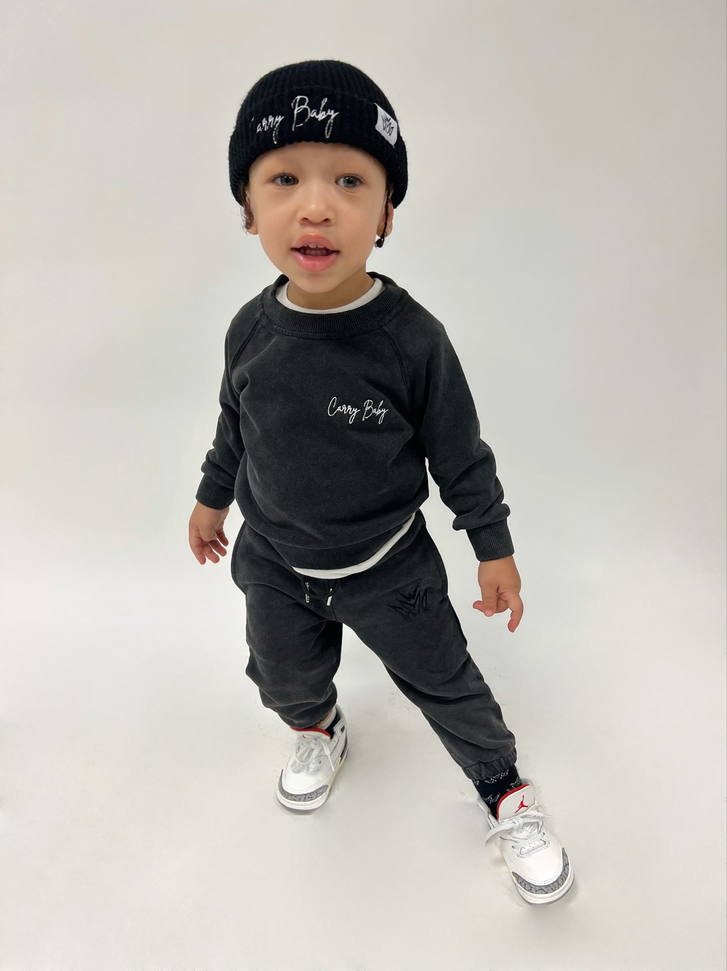 Stone Washed Signature Sweatsuit