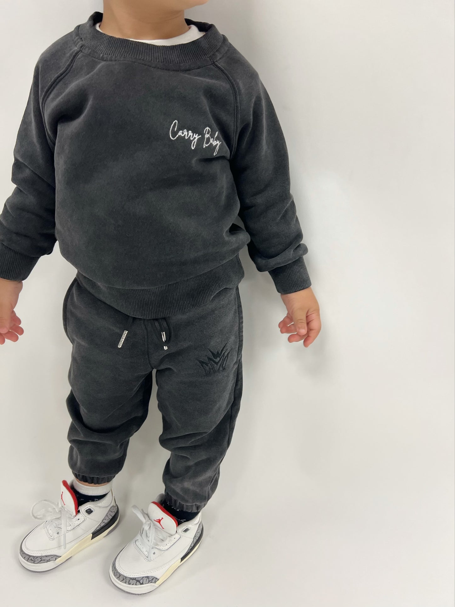 Stone Washed Signature Sweatsuit