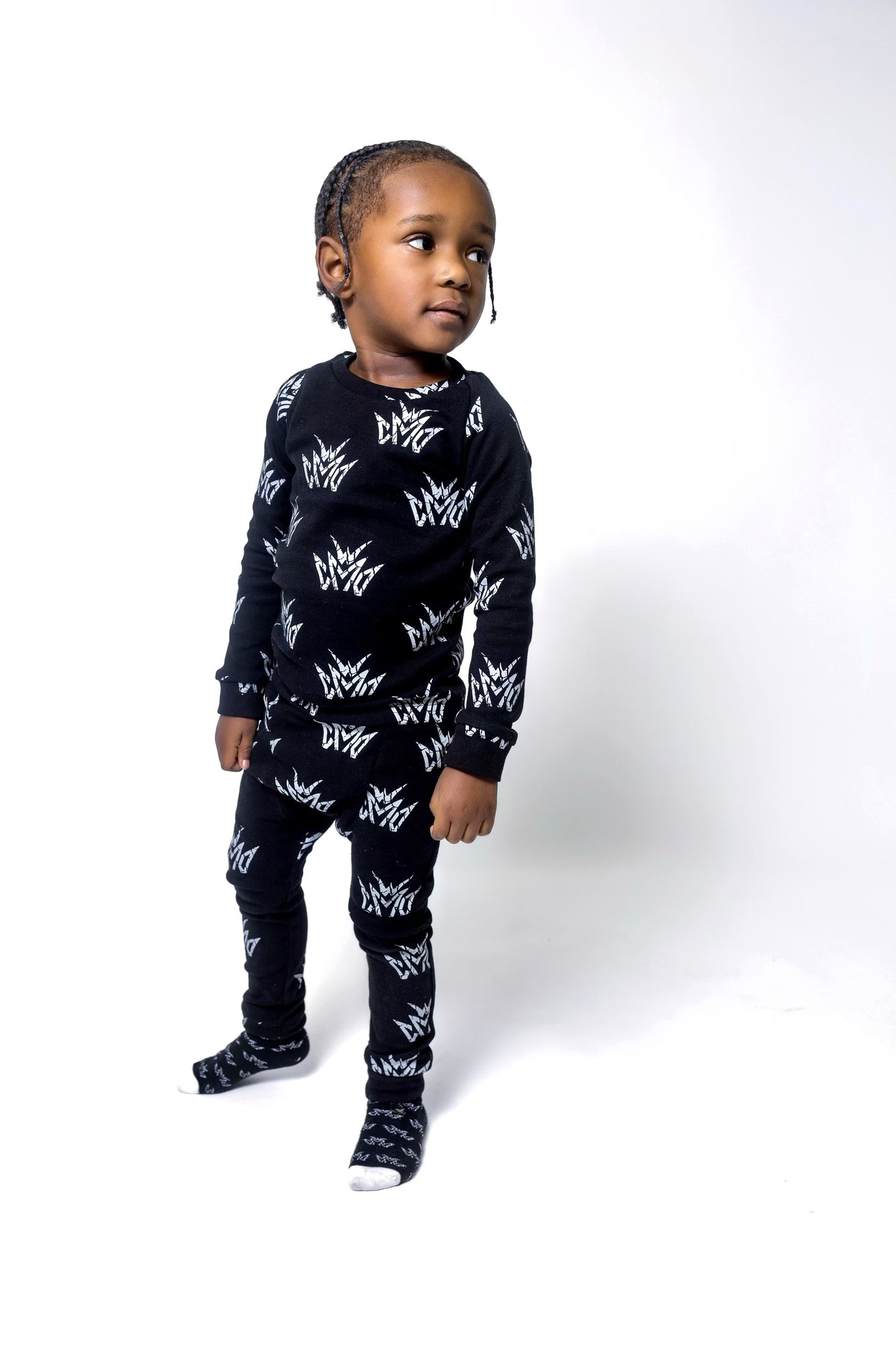 Crown Lounge Set- Black