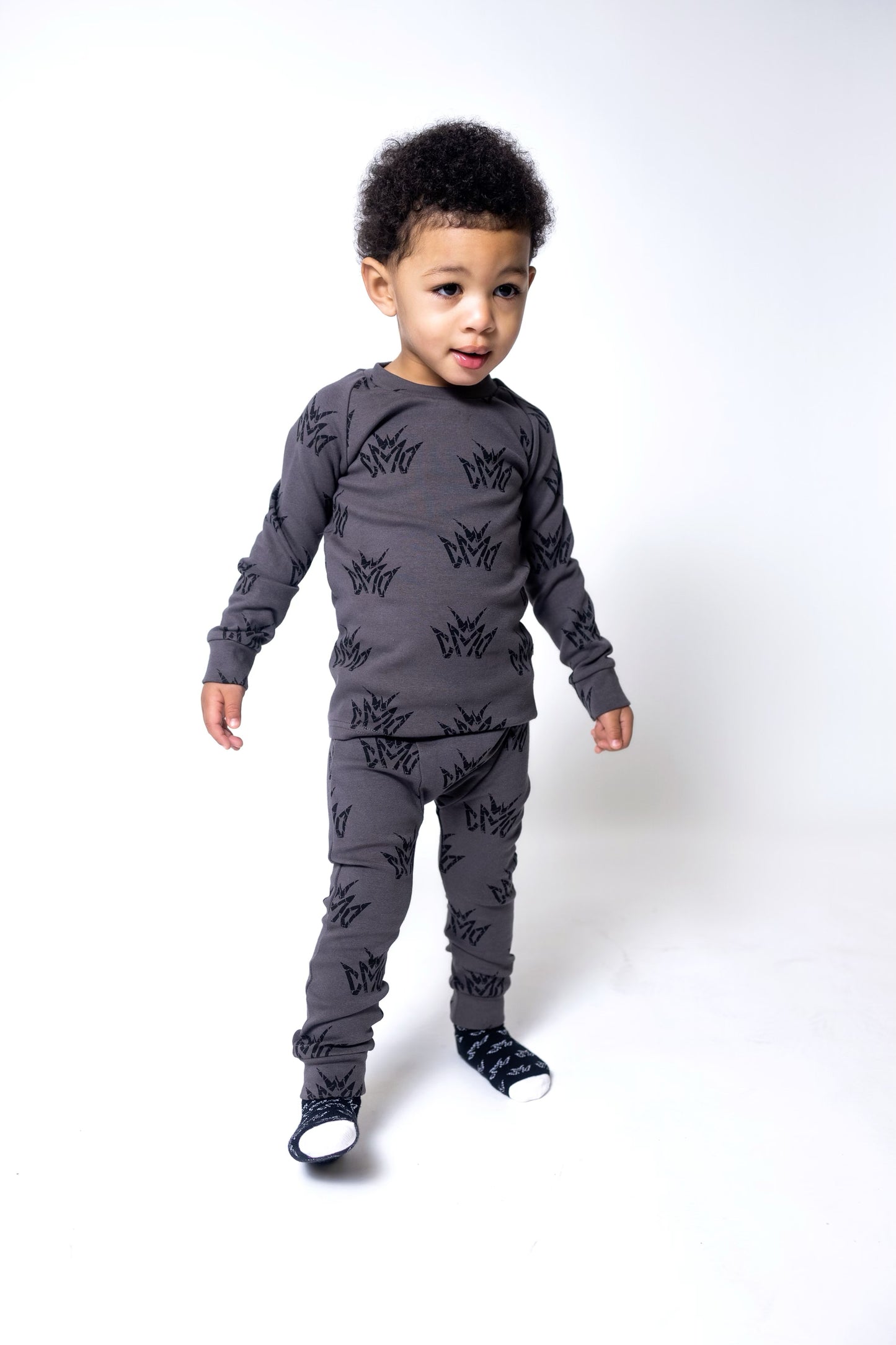 Crown Lounge Set- Dark Grey
