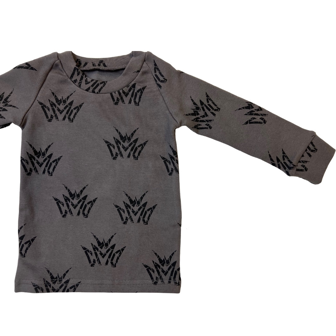 Crown Lounge Set- Dark Grey