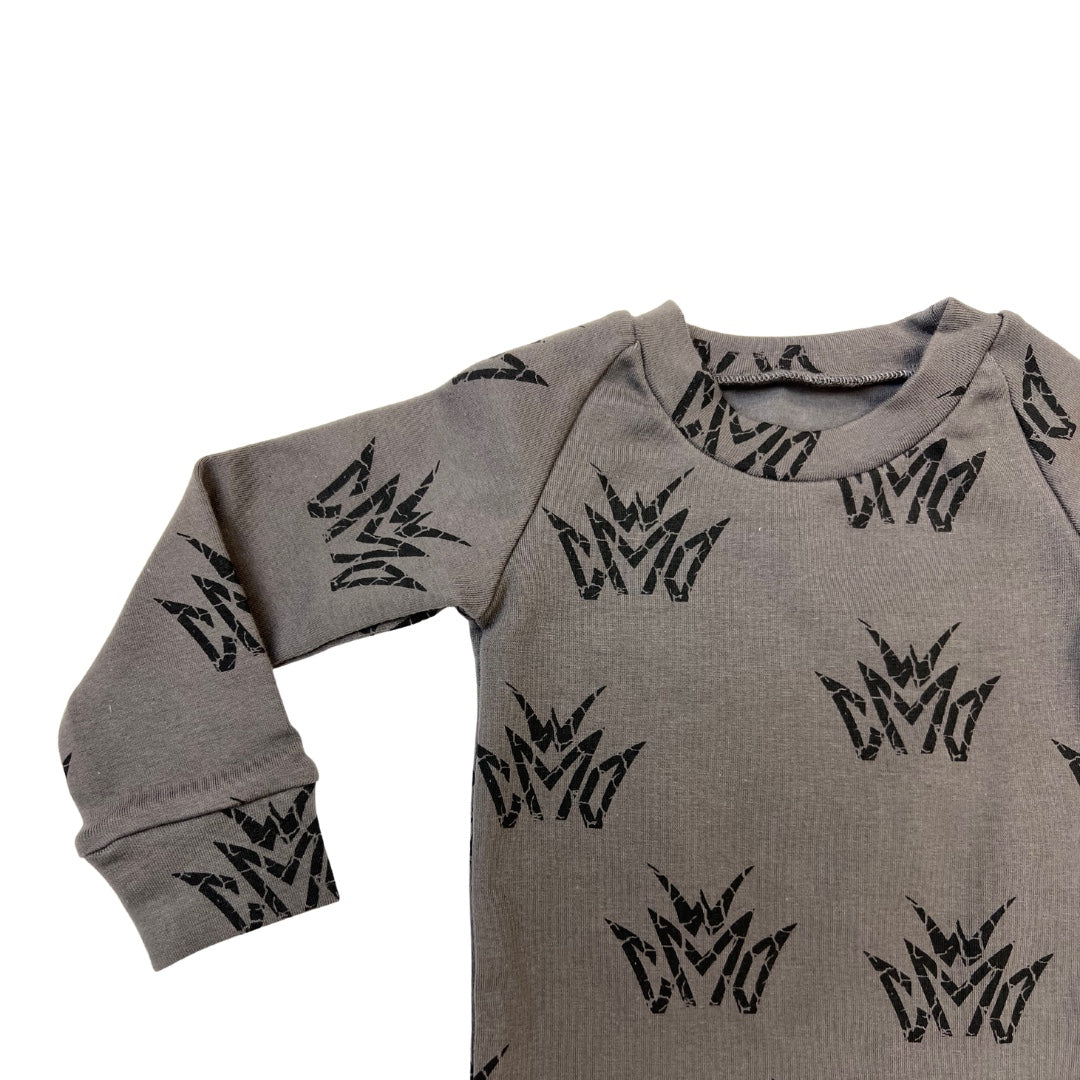 Crown Lounge Set- Dark Grey