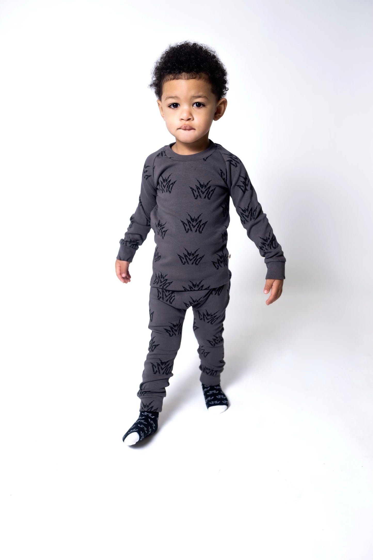 Crown Lounge Set- Dark Grey